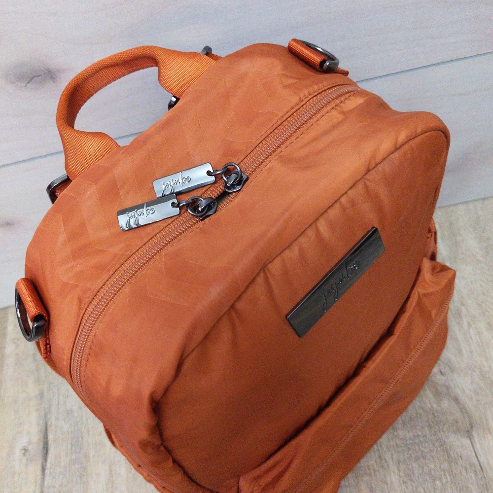 Jujube Burnt Orange Midi Diaper Backpack